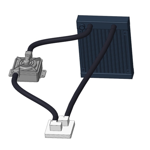 Liquid cooling Thermal  Closed Loop Liquid Cooler 