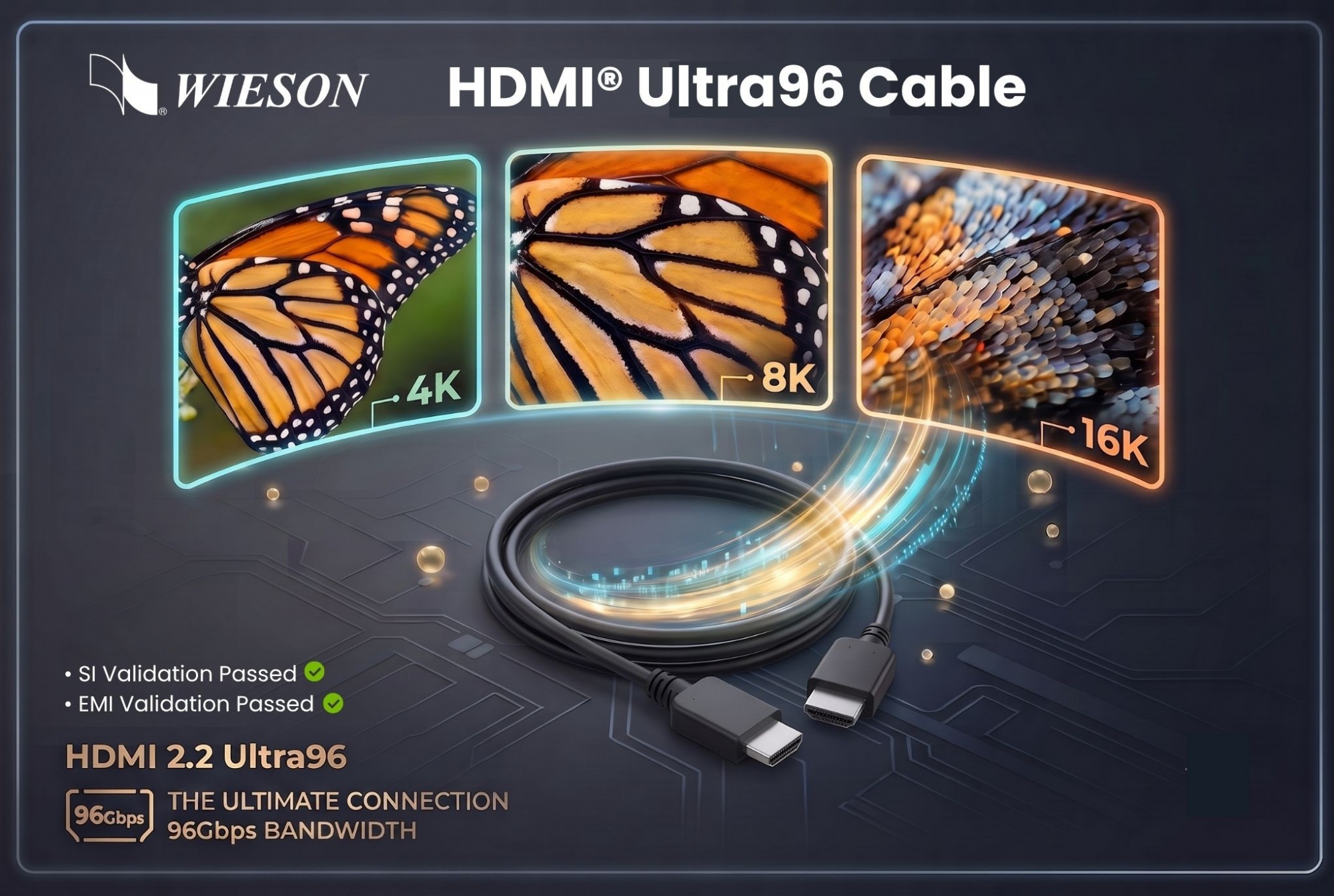 Wieson Technologies HDMI Ultra96 Cable